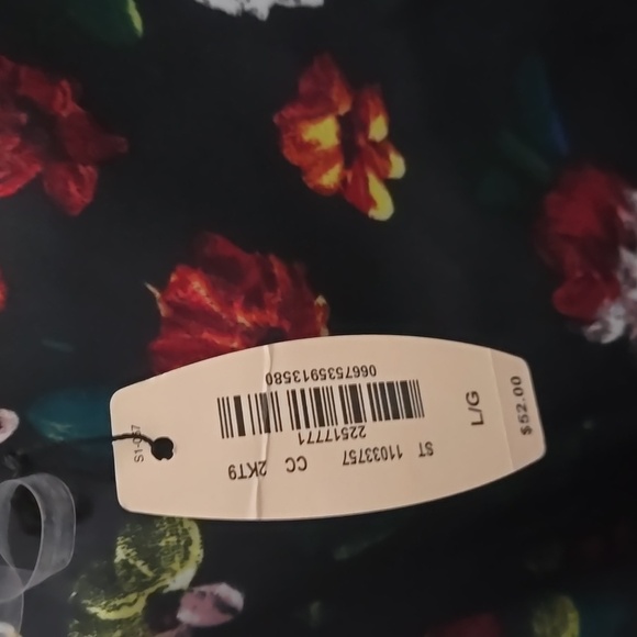 Victoria Secret Floral Slip Dress with Lace Detail Size L - Picture 4 of 4